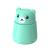Pill Grinder Cute Bear Portabl Pill Pulverizer Pill Crusher Medicine Tablet Grinder Container Storage Box (Green)