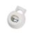 DYZD Single Hole Cord Lock Plastic Spring Toggle Stopper Cord Rope End for Drawstrings  Paracord (20 PCS  White)