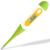EasyHome Digital Oral Thermometer for Kid, Baby, and Adult, Oral, Rectal and Underarm Temperature Measurement for Fever with Alarm EMT-021-Green