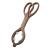 MOTHER-K Baby Bottle Tongs  Scissor Design  Multi-Functional  Anti-Slip & High-Temperature Resistant Pacifier Tongs (Brown)