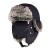 CHOK.LIDS Waterproof Winter Trapper Bomber Hats Unisex Premium Strength Ushanka Ear Flap Chin Strap Cold Weather Outdoor Black