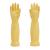 MIN-XL Cleaning Glove Waterproof and Oil-resistance Suitable for kitchen Cleaning Clothes Washing Household Cleaning Dishwashing Car Wash Indoor and Outdoor Cleaning Pet Care Use etc(45CM) yellow-45CM-S