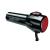 RED by KISS Handless 2200 Ceramic Tourmaline Dryer 3 Styling Attachments Included Heat Setting Black