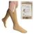 Presadee Original Closed Toe 20-30 mmHg Zipper Compression Calf Leg Socks Large/X-Large (1 Pair) Beige