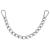 HILASON 9-1/2" Western Easy Clip Curb Bit Chain Heavy Duty Chrome Steel W/snap | Curb Chain | Horse Chin Chain | Curb Chain for Horse Bits | Steel Chain Heavy Duty for Horses