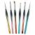 Nail Art Brushes Set 6Pcs Aokitec Gel Polish Nail Art Design Pen Painting Tools with Nail Extension Gel Brush Builder Gel Brush Nail Dotting Pen & Nail Art Liner Brush for Salon at Home DIY Manicure