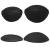 2 pieces of hair pillow witbicg invisible fluffy hair clip hair pad perfect puff hair head puff hair head pillow head and face shape women and girl accessories (black 2 sizes)