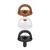 Itzy Ritzy Sweetie Soother Pacifier Set of 3 - Silicone Newborn Pacifiers with Collapsible Handle & Two Air Holes for Added Safety  Set of 3 in Coffee & Cream  Ages Newborn & Up White/Tan/Brown 1 Count (Pack of 1)
