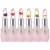 6 Pcs/Set Flower Jelly Lipstick Set Temperature Change Moisturizer flower Lip Stick Long Lasting Nutritious Lip Balm Magic Color Change Lip Gloss