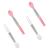 Lmyzcbzl Silicone Mini Lip Brush 4 Pcs Silicone Lip Brush Mini Silicone Lip Balm Brush Portable Lip Applicator Brushes Reusable Silicone Mini Lip Brushes