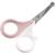 B ABA Nail scissors for babies and children nail care and manicure rounded ends - pink