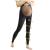 beister Maternity Medical Compression Tights 20-30mmHg Graduated Support Pregnancy Legging with Button Elastic Band & Abdominal Protection Footless High Waist Compression Pantyhose for Varicosity Black M