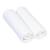 BORNINO Molton cloth in a pack of 2 40x40cm cloth diaper white - pure cotton - durable & absorbent cloth
