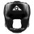 Box head cover for children and adults PU leather MMA helmet for traning kickboxing MMA Muay Thai sparring martial arts karate taekwondo S black