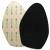 Stick-on suede soles for high-heeled shoes, with industrial-strength adhesive backing. Resole old dance shoes or convert your favorite heels to perfect dance shoes SUEDE-LA-r02 1 Pair Black