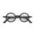 LONDON MOLE Eyewear | Moley Reading Glasses | Round Glasses | Cool Readers | Stylish Reading Glasses | Men's Women's Unisex | Spring Hinges Matt Black 1.0 x