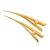 2 Pack Strong Gold Bite force Alligator Metal Hair Clips 5.3 Large Duckbill Clips Hair Barrettes with Teeth Hair Pins Hair Slide Stylish for Women Girl Hair Jewelry Accessories