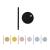 Design Letters Straw lid for baby and kids Personal Drinking Glass in tritan (Black) - BPA-free BPS-free and EA-free Easy to drink of keeps the straw in place with a stopper Dishwasher safe 15 g .ZA .Black