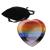 Yeesabella 7 Chakra Thumb Worry Stone for Anxiety with Velvet Bag Heart Shape Chakra Healing Crystals Pocket Palm Stone Anxiety Crystal Chakra Healing Meditation Crystal Therapy for Stress Relief