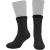 281Z Hiking Warm 6 inch Liners Boot Socks - Military Tactical Outdoor Sport - Polartec Fleece Winter Socks (Black) Large Black