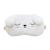 EleCharm Cute Animal Sleeping Mask Soft Plush Eye Mask Blindfold Cover for Kids Girls Women Home Sleeping Traveling (White Dog)