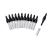 TIGER ARCHERY Aluminum Inserts .244/6.20mm& Bullet Field Points 5/16 Archery Practice Tips for Carbon Arrow Shaft Inserts&Points 12pcs