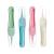 Baby Nose Tweezers 4 Pcs Baby Ear Nose Nasal Tweezers Nose Cleaning Tweezers Round-Head Nose Clean Clip Plastic Tweezers for Cleaning The Nasal Cavity