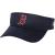 OC Sports Boston Red Sox MLB Sun Visor Golf Hat Cap Navy Blue w/Red B Logo Adult Men's Adjustable