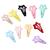 HLLMX 10 PCS Colorful Stars Duckbill Clip Hair Clip Non-slip Toddlers Colorful Cute Lovely Metal Hair Barrettes Hair Accessories for Kids Teens Women (Random Color)