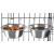 Stainless Steel Hanging Pet Bowls for Dogs and Cats Collection- Cage, Kennel, and Crate Feeder Dish for Food and Water- Set of 2, By PETMAKER 20 oz