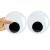 5.9 Inches Giant Wiggle Eyes with Self Adhesive, Black White Googly Eyes for DIY Crafts Christmas Tree Decoration 5.9in/150mm-2pcs