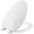 BEMIS 7300SLEC 000 Toilet Seat will Slow Close and Removes Easy for Cleaning ELONGATED White White 1 Pack Elongated Toilet Seat