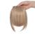 SEGO clip in pony hair part extensions fringe clip in bangs one piece in front hair hair extension brightly brown bleached blonde blonde