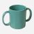 ANCIENT IMPEX Ceramic Dual Handle Mug for Secure Hold | BPA-FREE Double Handled Ceramic Mugs to Aid Tremors | 11.83 US Fl. Oz. (350 Ml) - Terquoise Color