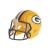Green Bay Packers NFL Riddell Speed Pocket PRO Micro/Pocket-Size/Mini Football Helmet