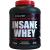 Insane Labz Insane Whey,100% Muscle Building Whey Isolate Protein, Post Workout, BCAA Amino Profile, Mass Gainer, Meal Replacement, 5lbs, 60 Srvgs, (Chocolate)