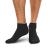 SmartKnit Seamless Diabetic Mini Crew Socks 3 Pack (6 Count) Medium Black