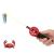 Jadeshay Fishing Rod 2Pcs Fishing Children's Fishing Rod Crab Fishing Rod Mini Portable ICE Fishing Rod with Clip for Shrimp Crab Child Gift