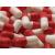 100 Size 00 Red - White Empty Gelatin Capsules Gelatine Hard Pill Cases Self Fill