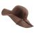 Urban CoCo Women's Foldable Wide Brim Felt Bowler Fedora Floopy Wool Hat Coffee
