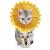 Slson neck crauses for dogs cat comfortably soft recovery protection for pets neck protection pillows and adjustable collar with yellow sunflower pattern (s)