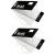 Blax CLEAR Snag-Free Hair Elastics 4mm 8 Count (2-Pack) 4mm Clear