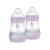 Mam Easy Start Anti-Kolik-bottle 2 Set for babies from 0-4 months 160 ml sucker river 1 for 0+ months from Skinsoft silicone bio-round pink