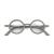 LONDON MOLE Eyewear | Moley Reading Glasses | Round Glasses | Cool Readers | Stylish Reading Glasses | Men's Women's Unisex | Spring Hinges Grey 1.5 x