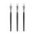LORMAY 3 Pcs Silicone Eyeshadow and Lip Mask Makeup Brushes. Professional Tools for Applying Cream or Liquid Eye Shadows and Lip Colors 3 Count (Pack of 1)