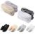 24 Pairs Non Slip Disposable Slipper approx. 11.02 x 4.33 inches White, Light Gray, Black, Khaki