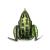 Lunkerhunt Lunker Frog Fishing Lure | Realistic Topwater Frog Lure for Fishing Bass, Trout and Pike | Freshwater Fish Bait with Hollow Body, Weedless Hooks Green Tea