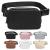 Belt Bag for Women Fanny Pack Dupes Bomvabe Fashion Crossbody Lulu Waist Pack Lemen Bag with Adjustable Strap Everywhere Belt Bag for Travel Outdoors Running Hiking Black