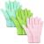 3 Pairs Microfiber Dusting Gloves Washable Reusable Cleaning Mittens Gloves for Women Kitchen House Cleaning Car Blinds 6 Count (Pack of 1) Greenyellow Water Blue Pink