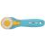 OLFA 45mm Quick-Change Rotary Cutter (RTY-2/C) - Rotary Fabric Cutter w/ Blade Cover for Crafts, Sewing, Quilting, Replacement Blade: OLFA RB45-1 (Aqua)